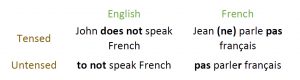 Negation in French